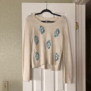 SUPER SOFT Lauren Conrad white sweater